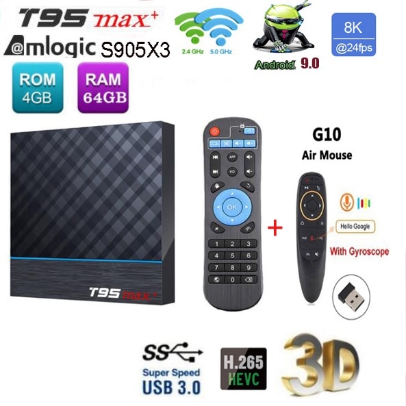 T95 MAX Plus Amlogic S905X3 Ʈ TV ڽ, ȵ..
